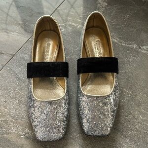 Girls Burberry ballerina slippers